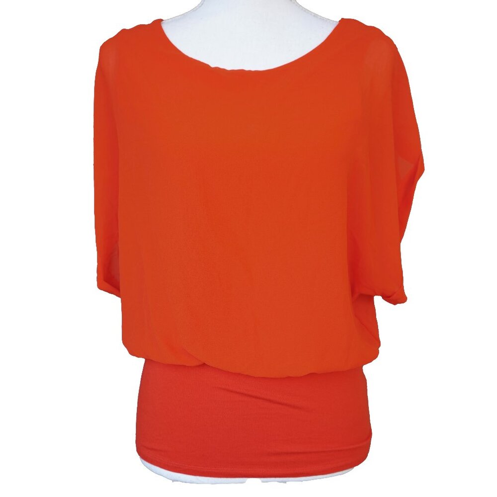 Vintage Y2k Dolman Top Flowy Corporate Joseph A. Going Out Loose Blouse